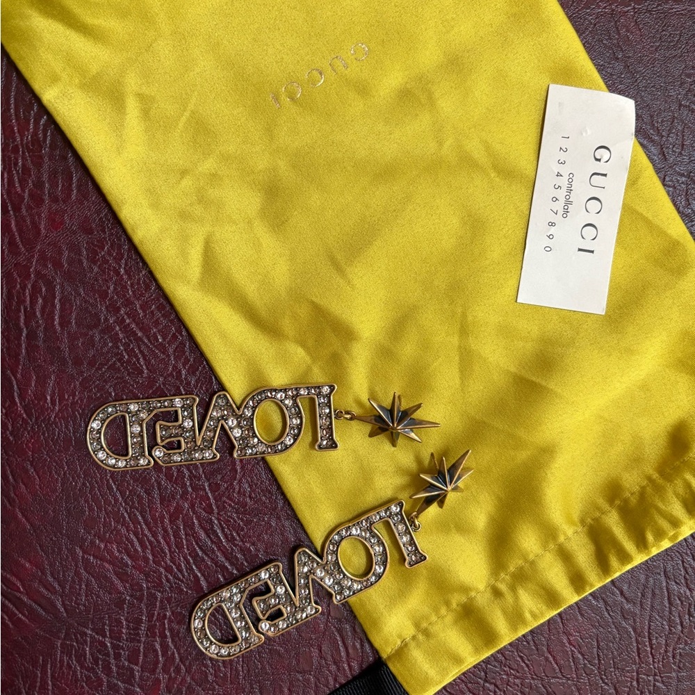 Gucci Gold statement earrings - Picture 3 of 6